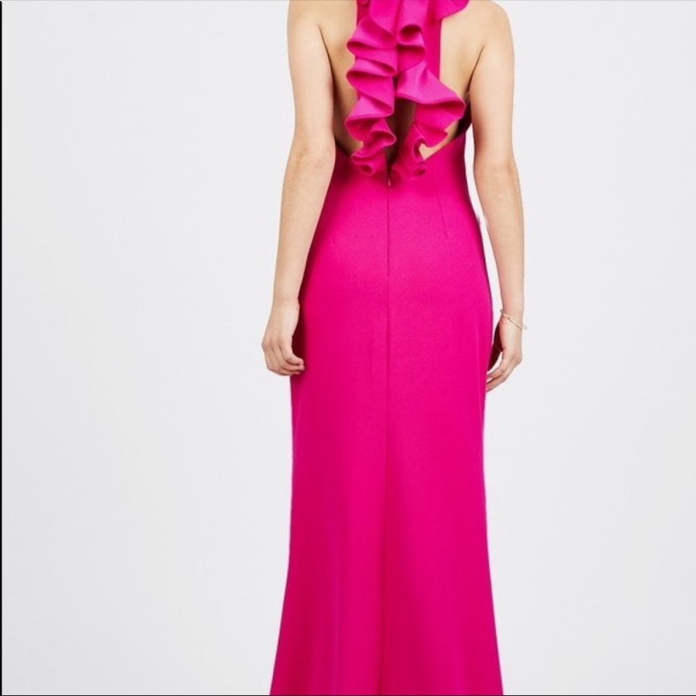 Belle Badgley Mischka Fushia dress